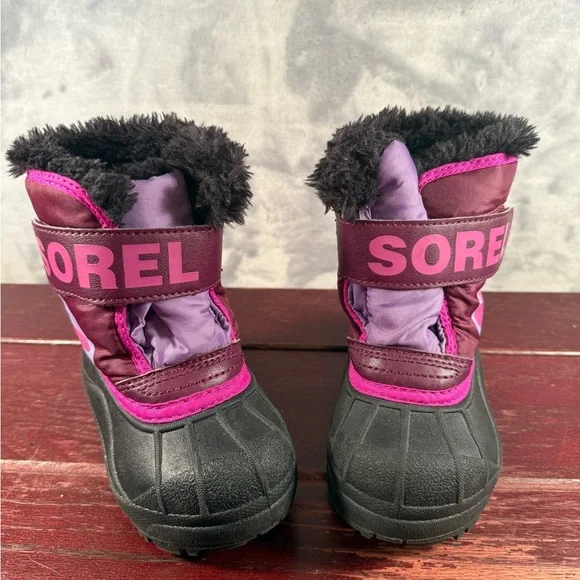 Sorel Kid's Snow Commander Waterproof Winter Boots Size 5 - Picture 2 of 11